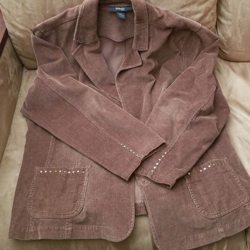 Western style corduroy jackets